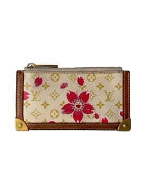 Louis Vuitton Murakami Cherry Blossom Coin Pouch / Key Pouch – Collector Piece